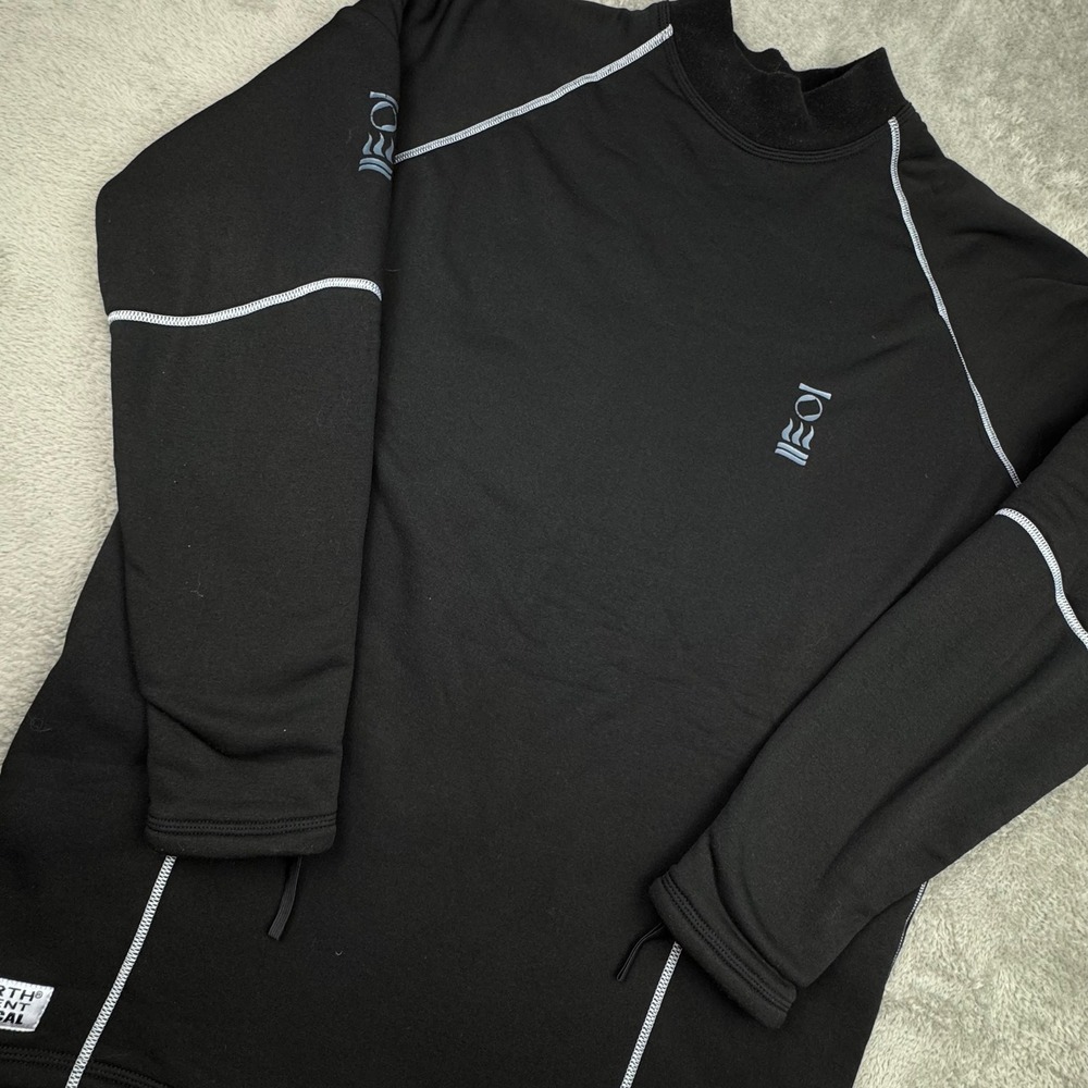 Fourth Element Arctic Undersuit Top Mens XL Black Excellent Scuba Drysuit Layer